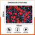 Polypropylene Table Mats & Coasters for Dining Table at Home (Pome - Set of 6)